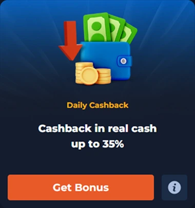 Dagelijkse cashback tot 35 procent bij velwins casino