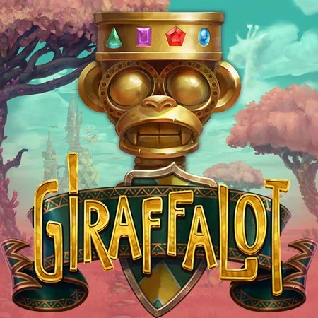 Giraffalot slot game icon with a golden giraffe-like statue wearing a crown